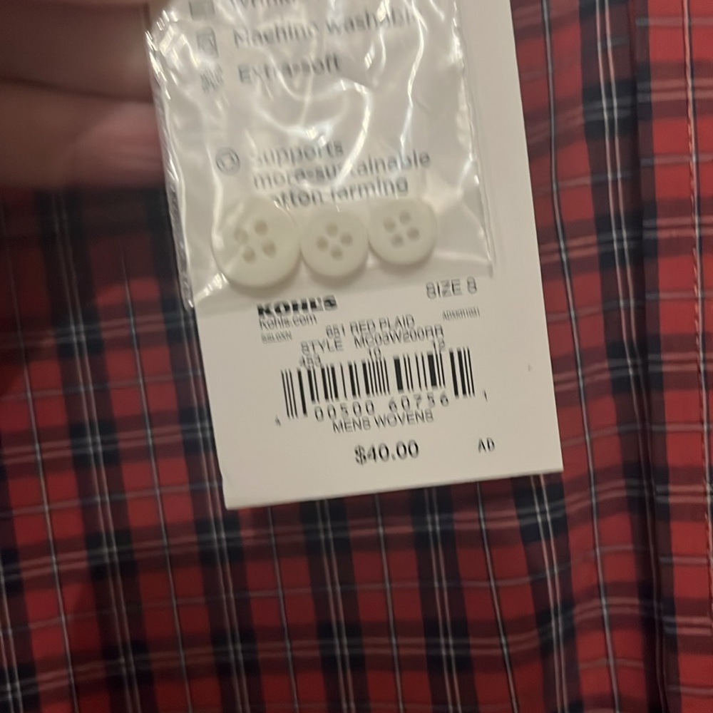 Plaid button down - Picture 5 of 5